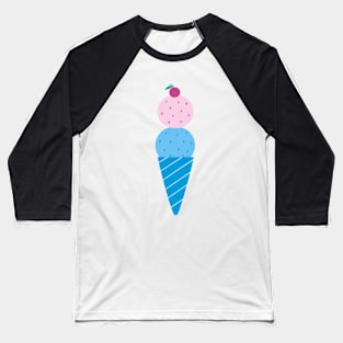 Ice Cream Cone Baseball T-Shirt